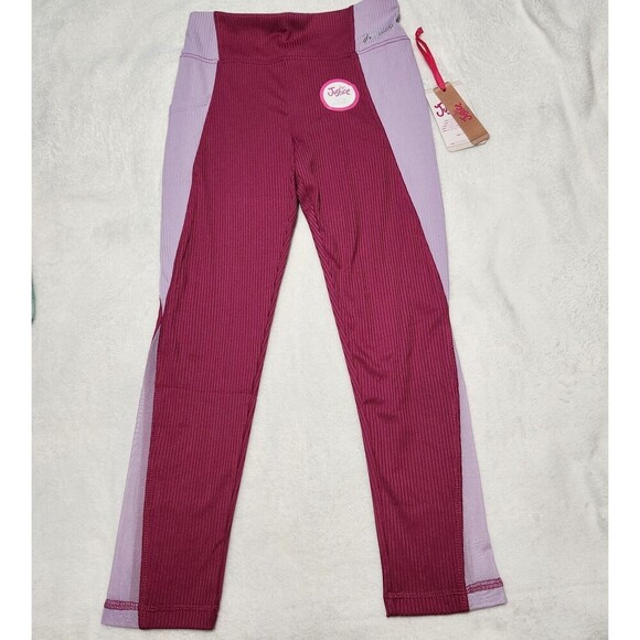 Justice Leggings For Girls Size Medium (10) Color Raspberry Radiance  [ - Picture 16 of 16